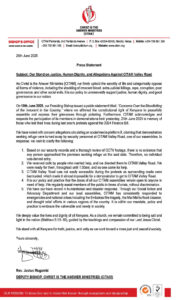 CITAM Statement